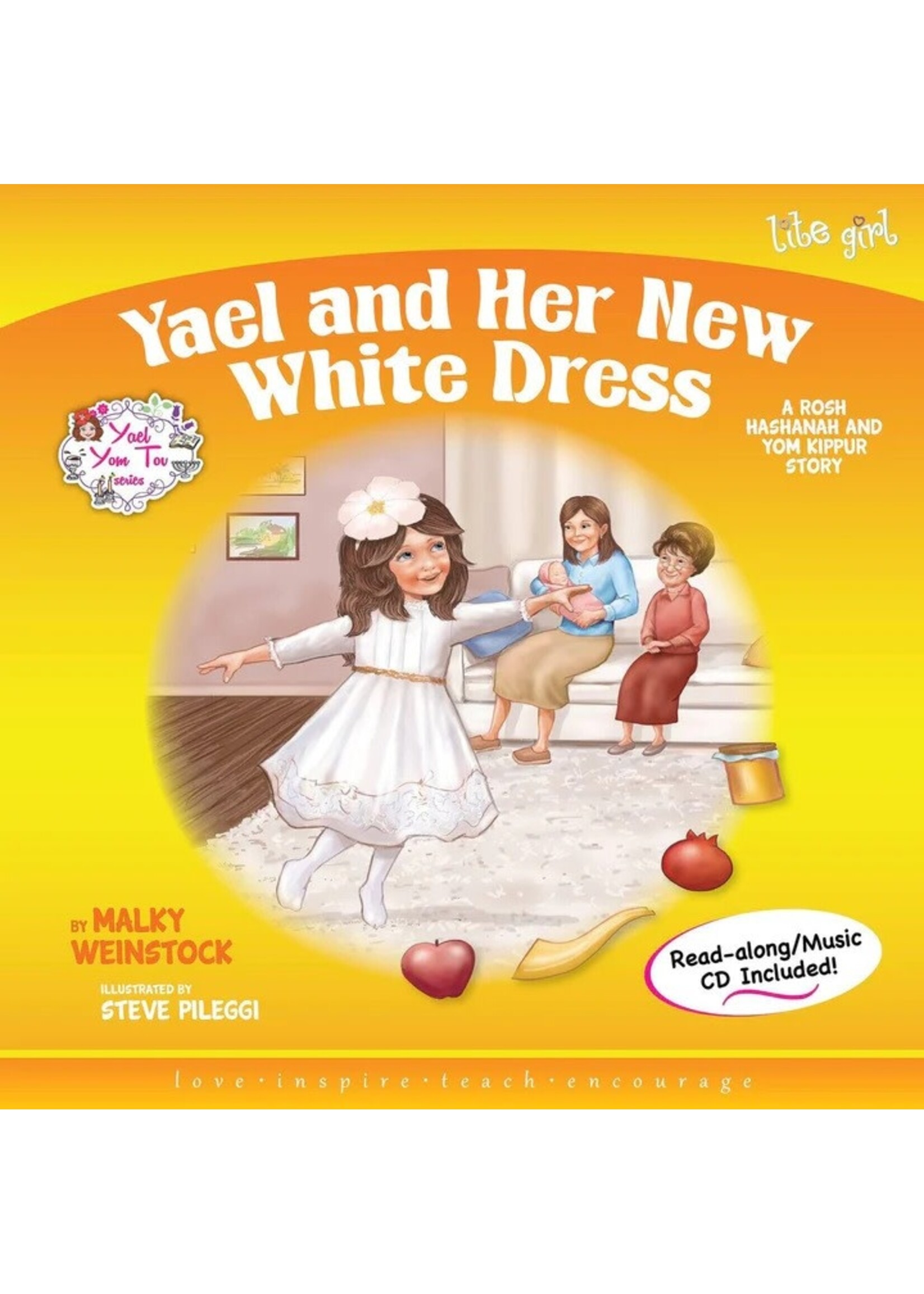 YAEL AND HER NEW WHITE DRESS