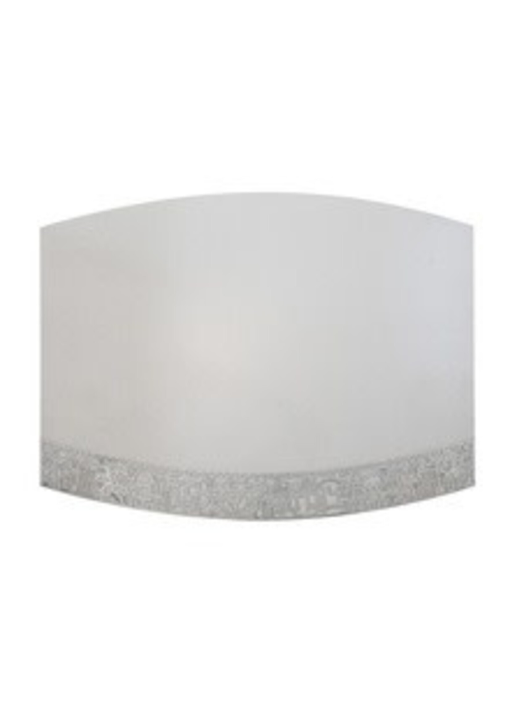 CHALLAH BOARD WHITE CERAMIC & LASER CUT JERUSALEM PLATE
