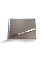 CHALLAH BOARD & KNIFE SET 3D BLESSING LIGHT BLUE