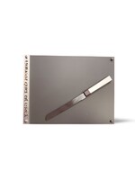 CHALLAH BOARD & KNIFE SET 3D BLESSING SILVER