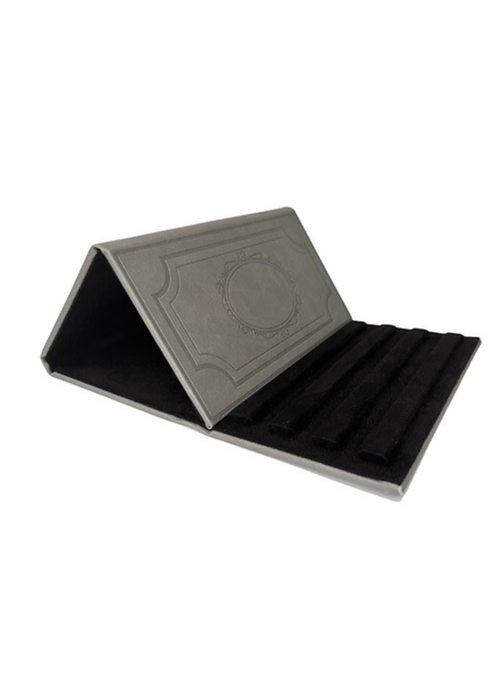 SHTENDER COMPACT FAUX LEATHER- GREY