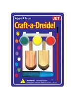 CRAFT-A-DREIDEL - WOODEN DREIDELS (2) WITH PAINT