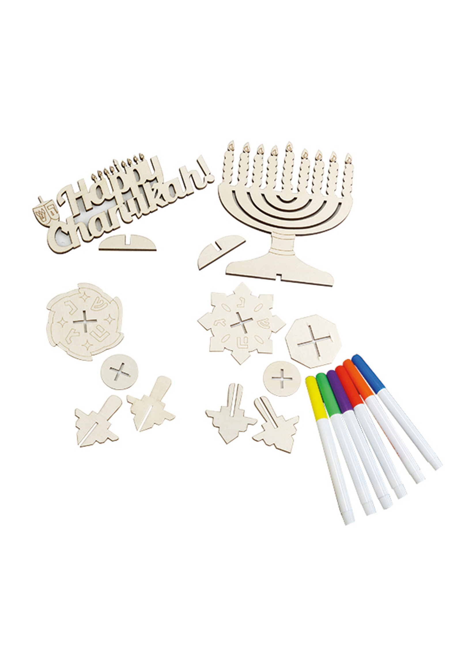 DIY Chanukah Wood Kit