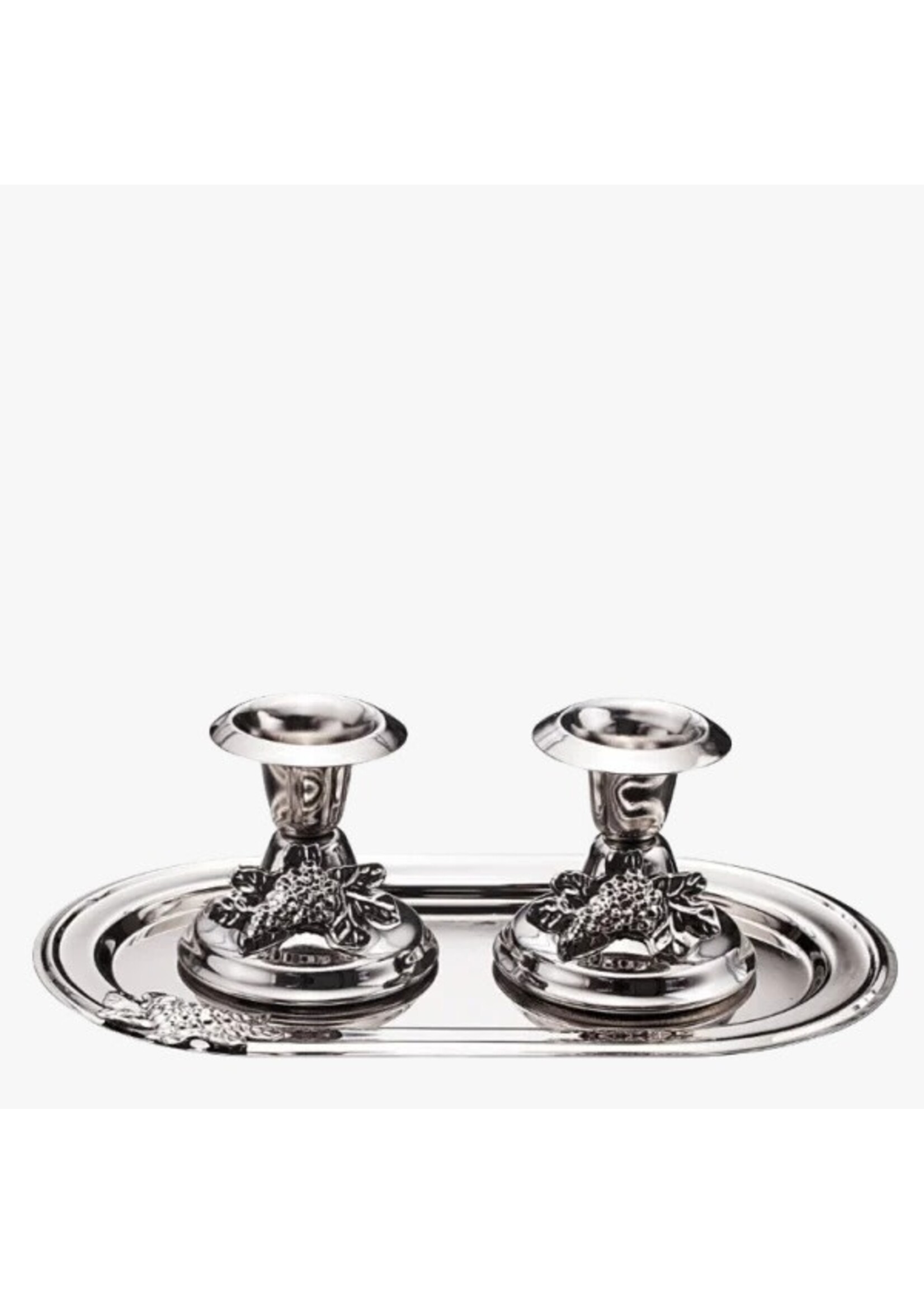 CANDLESTICK SET GRAPE DESIGN