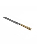 STAINLESS STEEL KNIVE BRUSHED GOLD HANDLE