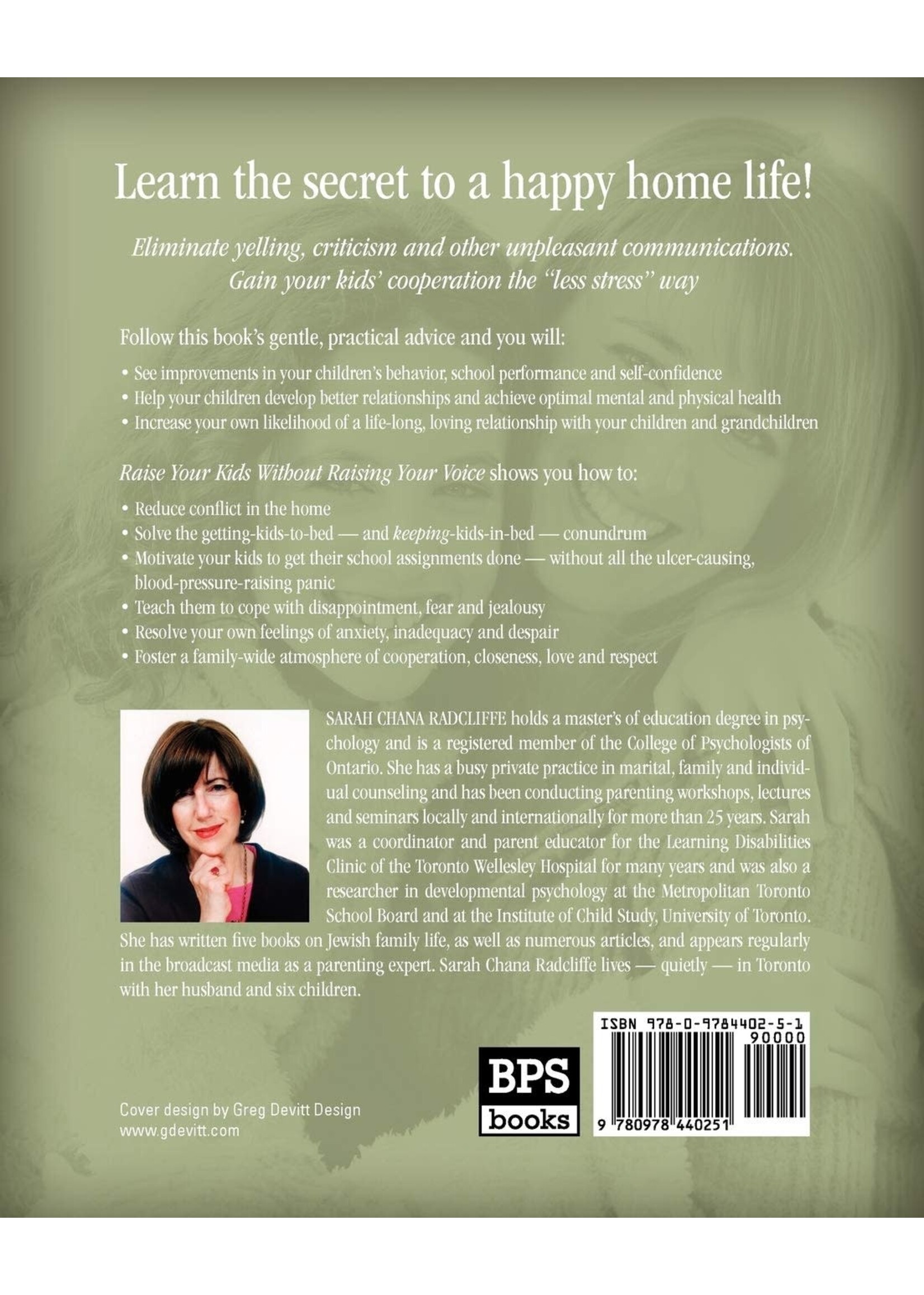 RAISING YOUR KIDS WITHOUT RASING YOUR VOICE - PAPERBACK