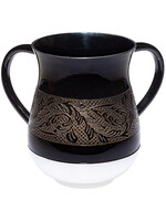 WASH CUP GOLD LEAF ON BLACK