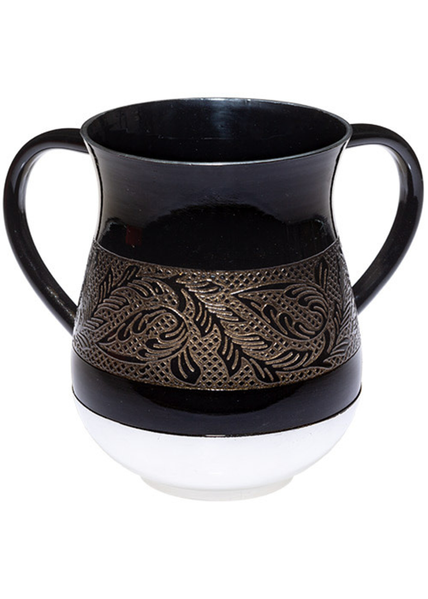 WASH CUP GOLD LEAF ON BLACK