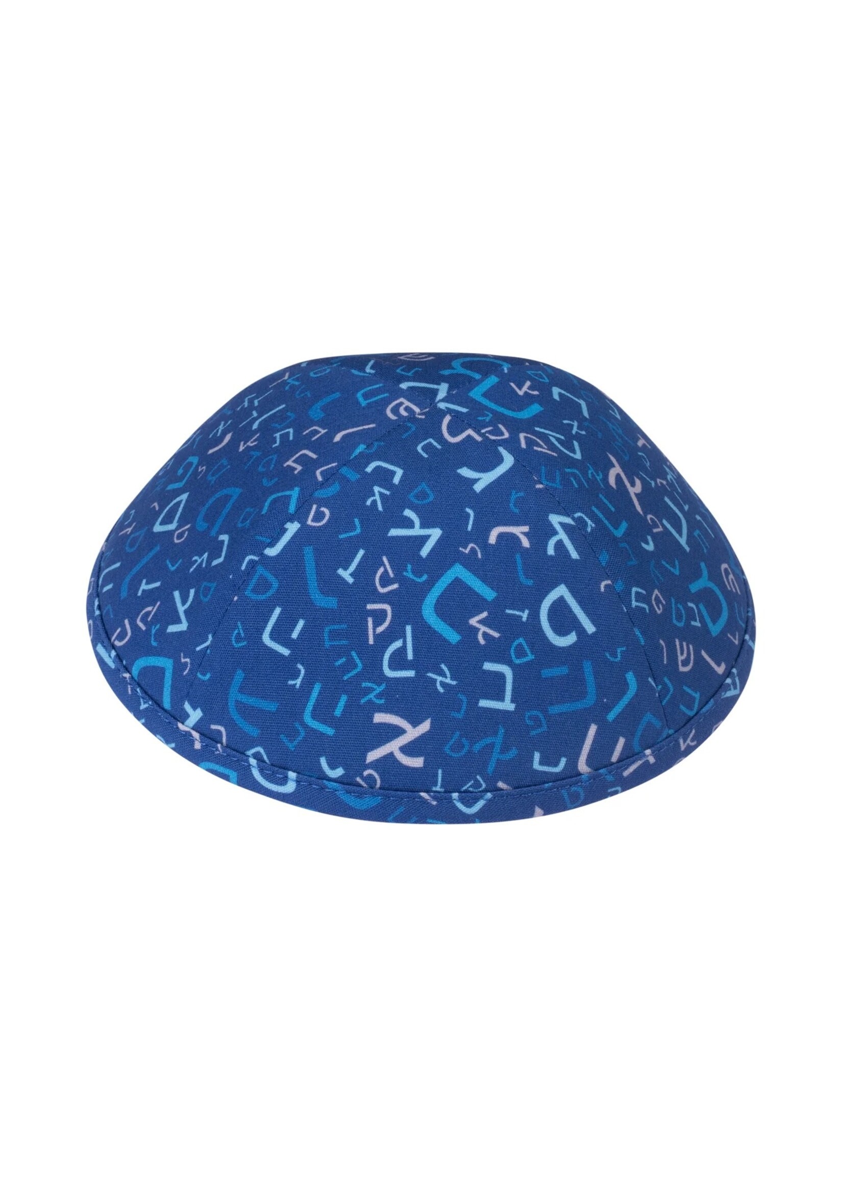 KIPPAH ALEF BAIS LARGE FONT