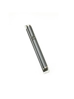 MEZUZAH METAL TUBE GREY SQUARES 12CM