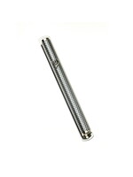 MEZUZAH METAL TUBE GREY SQUARES  15CM