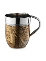 WASH CUP GOLD ABSTRACT MARBLE STAINLESS STEEL
