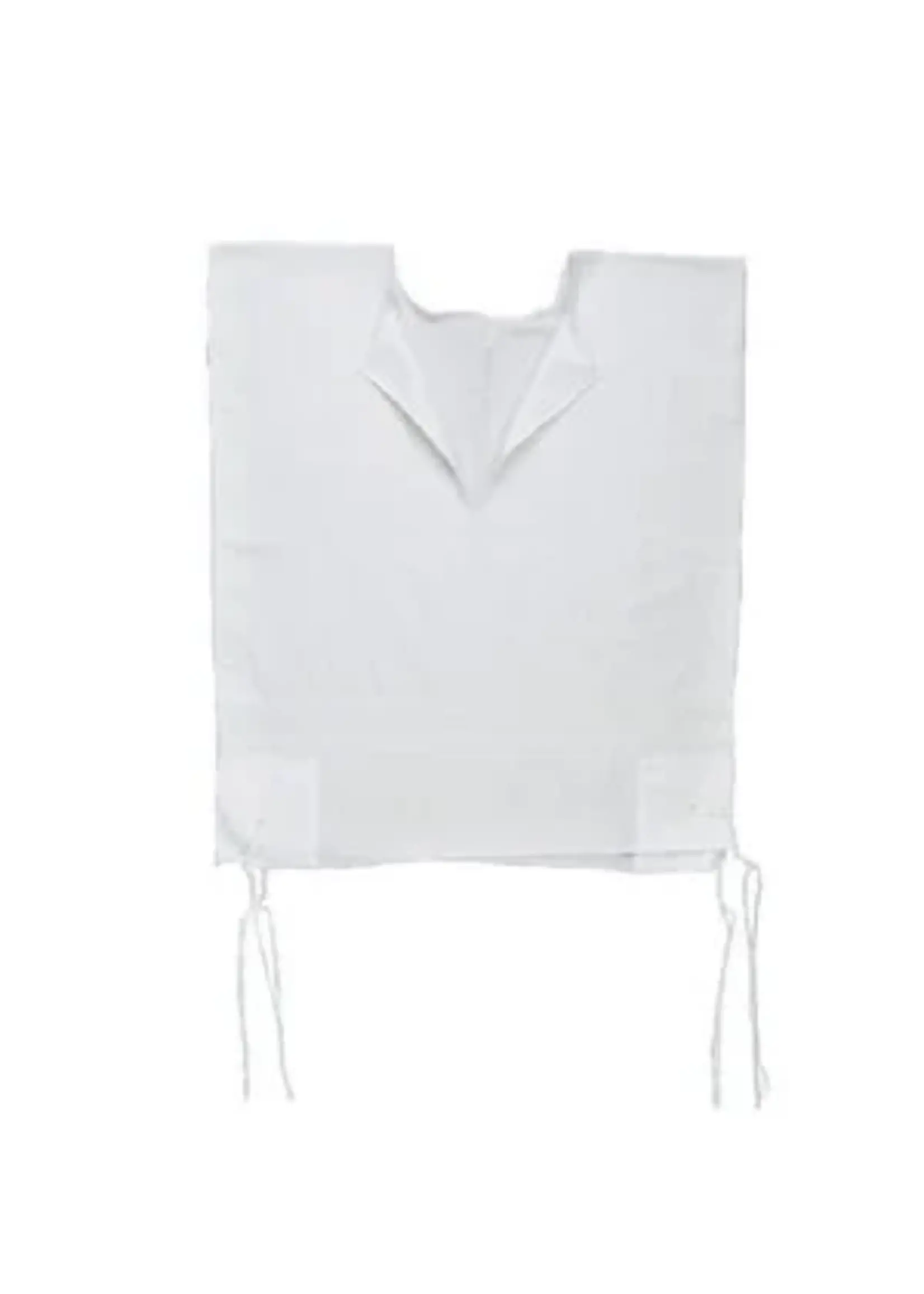 TZITZIS COTTON ASHKENAZ V-NECK 1 HOLE  AVODAS YAD