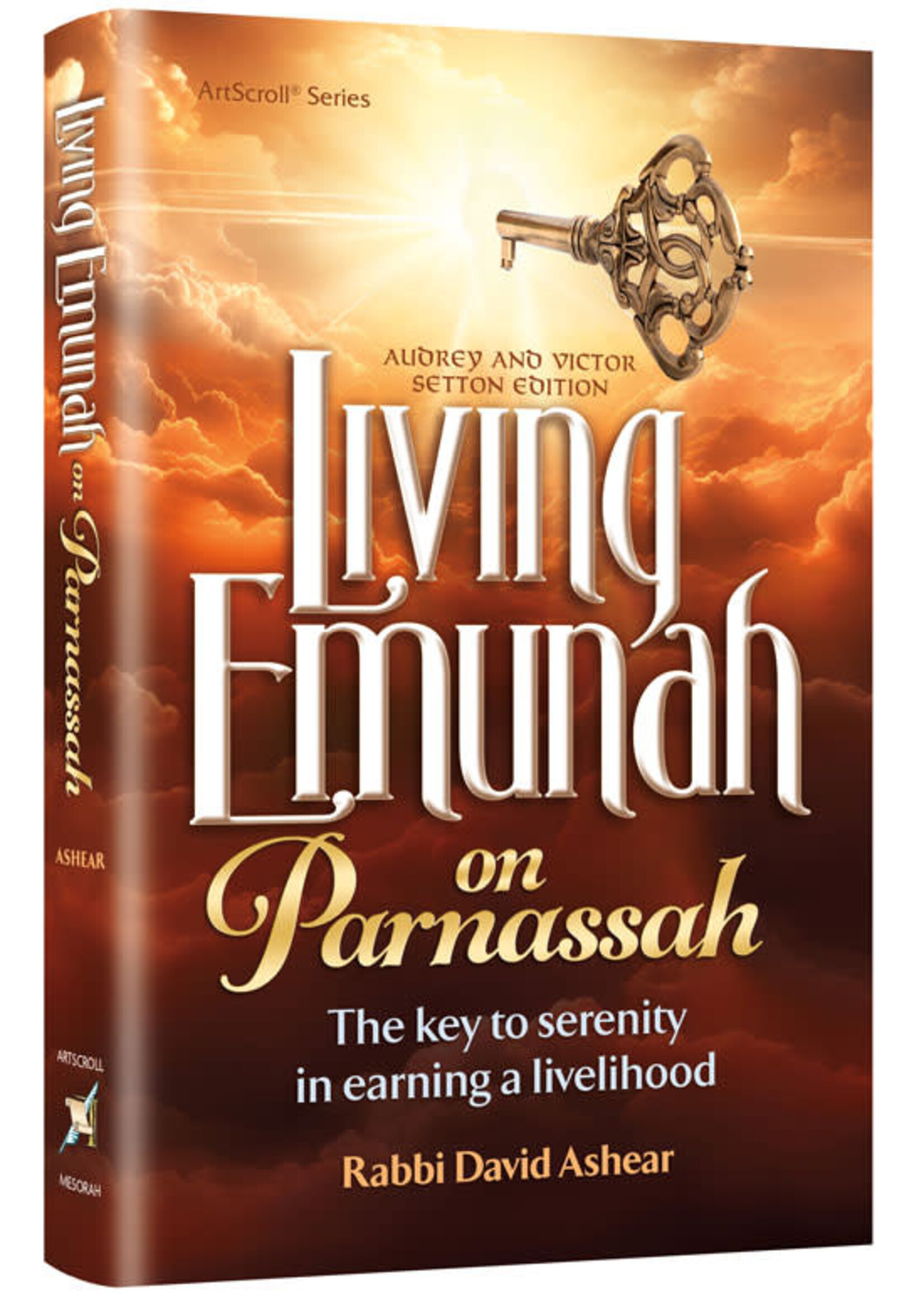 LIVING EMUNAH ON PARNASSAH HARDCOVER  [DOVID ASHEAR]