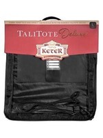 TALLIS TOTE FAUX LEATHER CLEAR FRONT LARGE