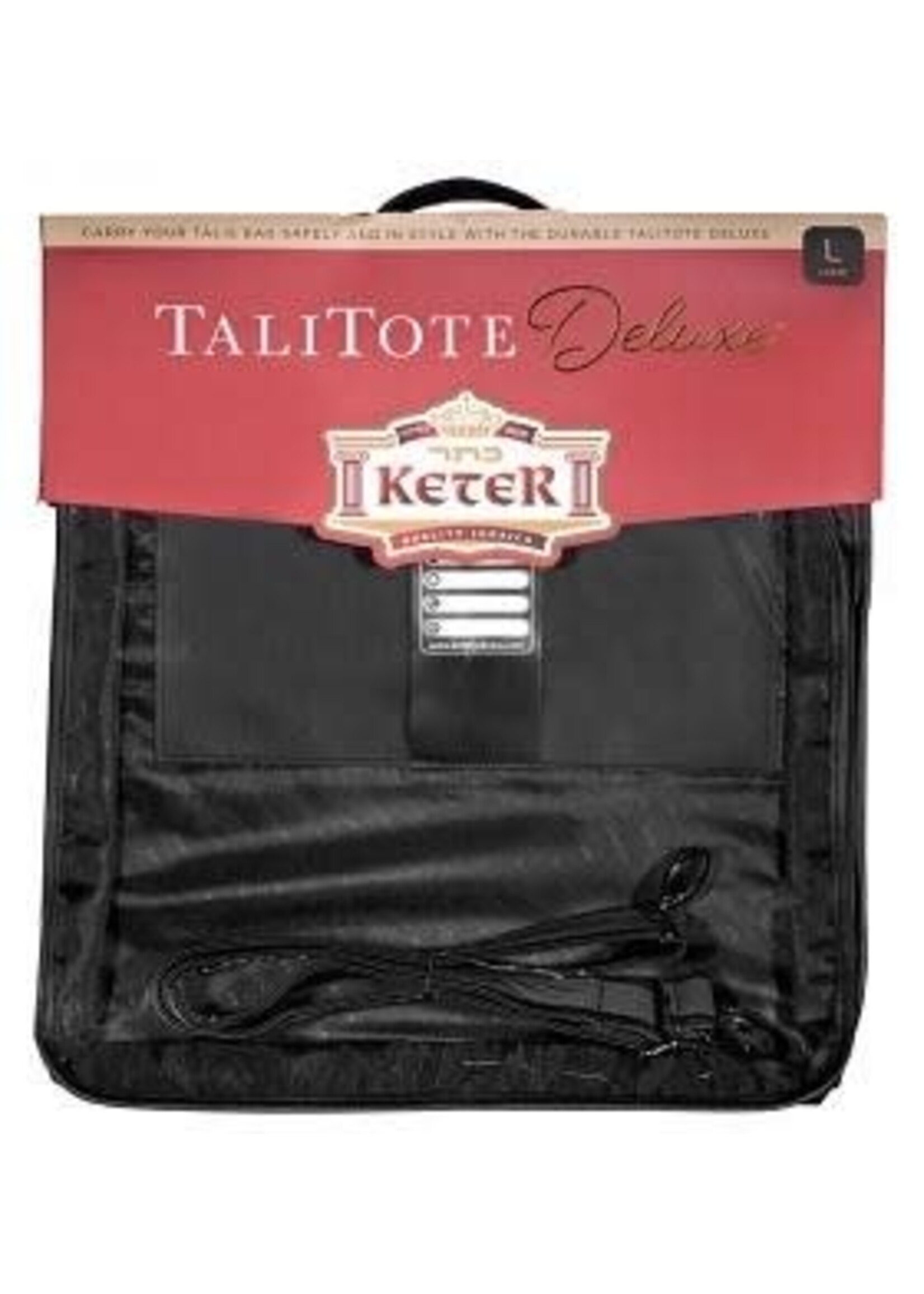 TALIT TOTE FAUX LEATHER CLEAR FRONT LARGE