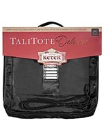 TALLIS TOTE FAUX LEATHER CLEAR FRONT MEDIUM