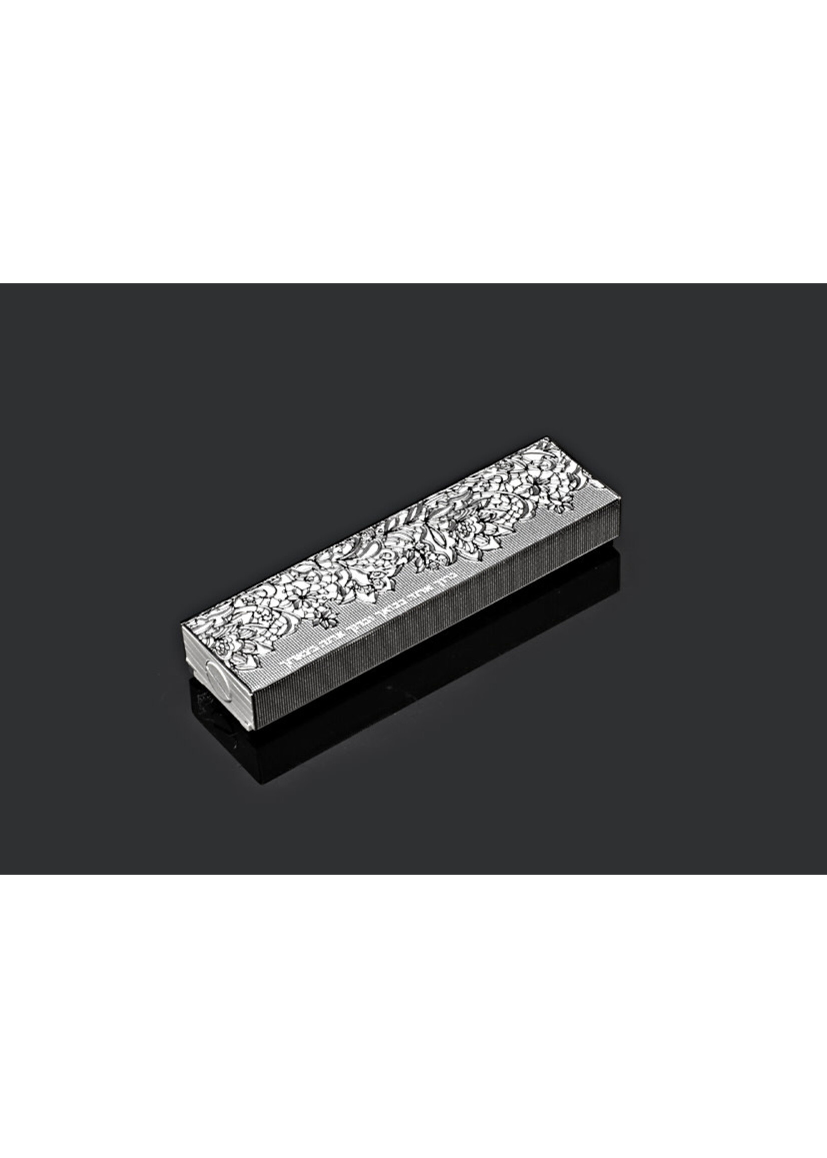 MEZUZAH COVER FLORAL BLESSING 10CM- LAZERCUT STEEL