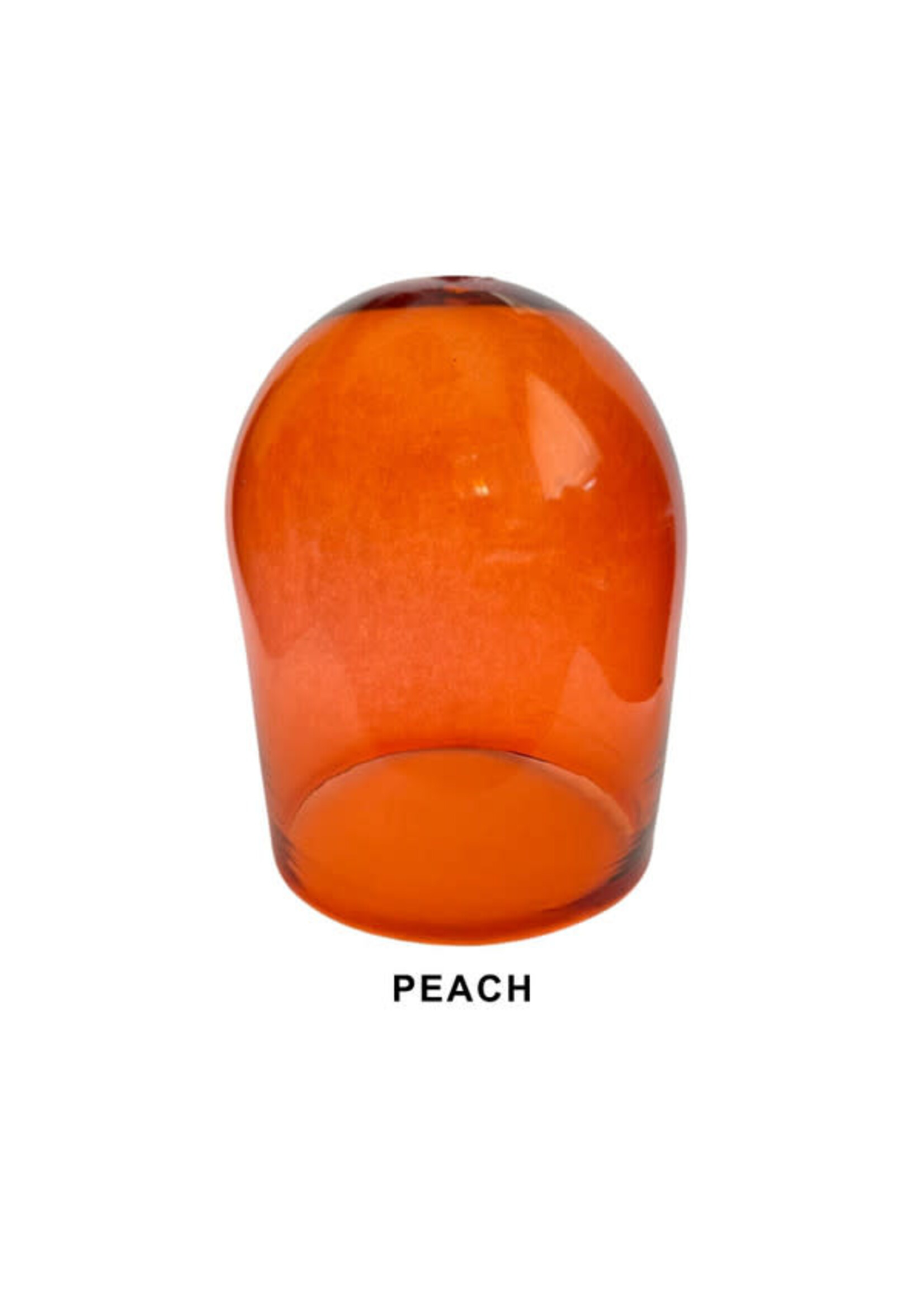 CHUPAH GLASS PEACH ORANGE