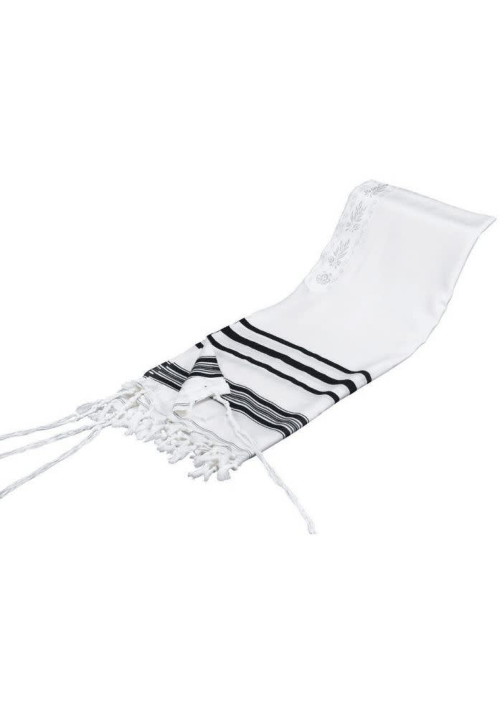 TALIS WOOL NON-SLIP 55 ASHKENAZ BLACK AVODAS YAD THICK