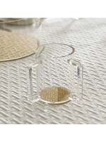 WASHING CUP LUCITE GOLD LASER CUT BASE