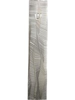 MEZUZAH GEO LACE SILVER OVER WHITE 20CM LASER CUT STEEL