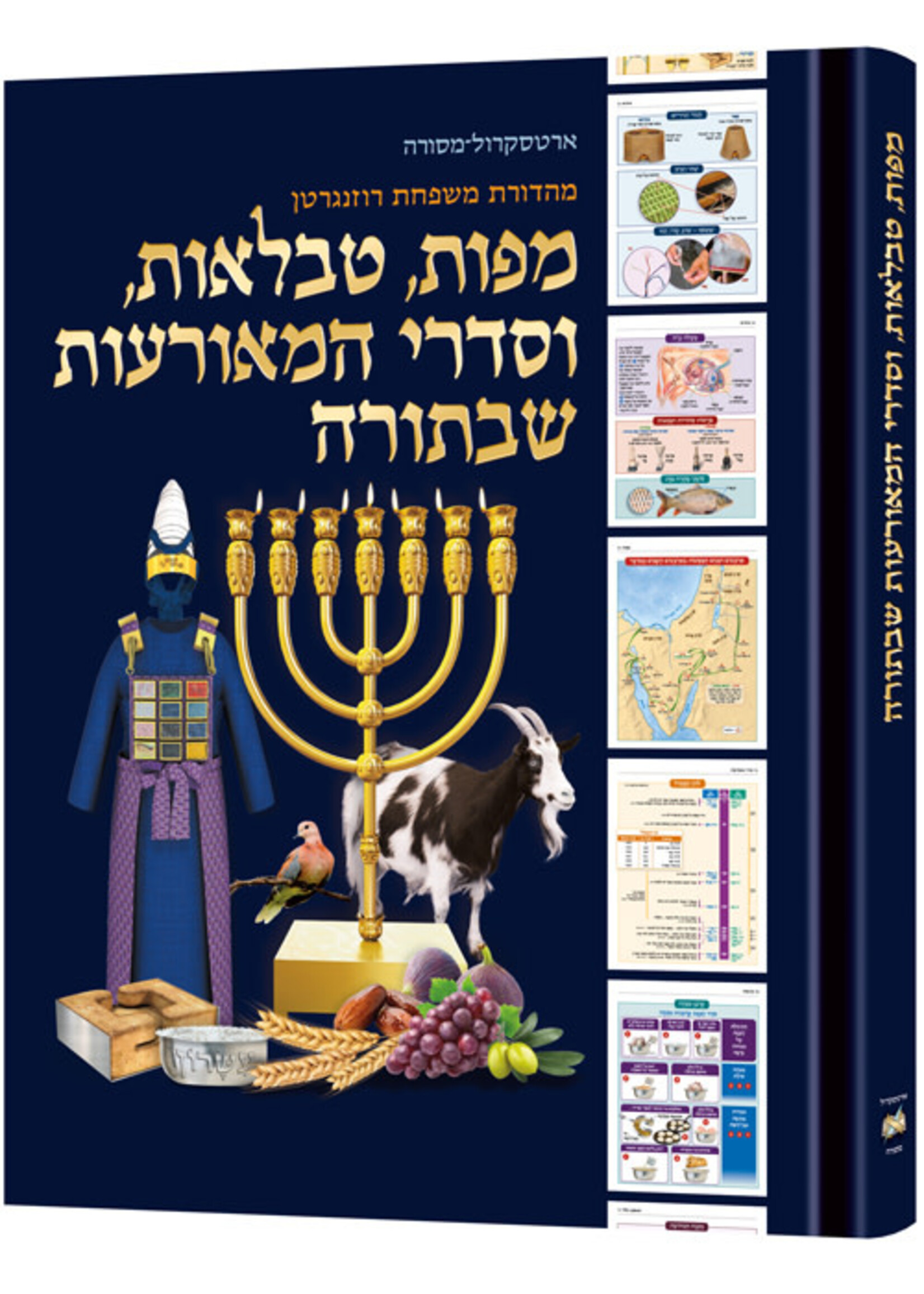 THE BOOK OF TORAH TIMELINES, CHARTS AND MAPS HEBREW EDITION