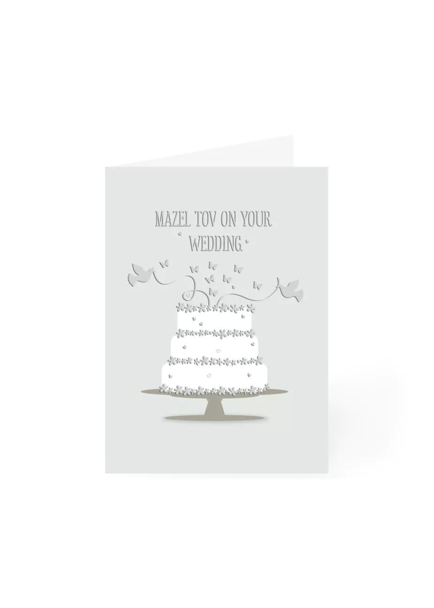 WEDDING CARD WEDDING CAKES WITH DOVES