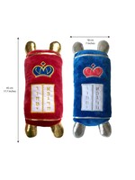 PLUSH SEFER TORAH LARGE RED & BLUE