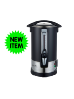 HOT WATER URN  SAFE TAP 40 CUP BLACK & SWITCH COVER