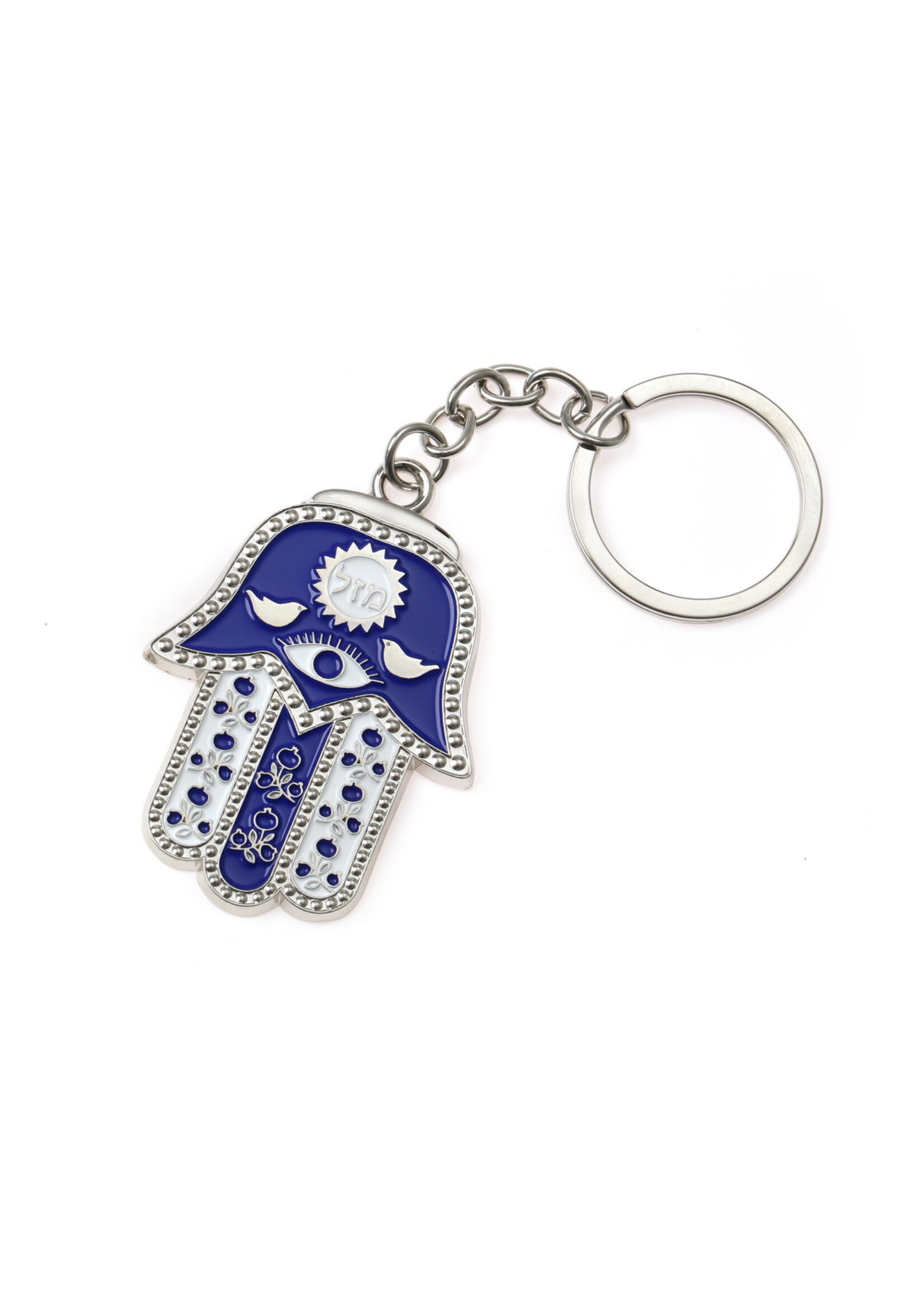 KEYCHAIN HAMSA PURPLE
