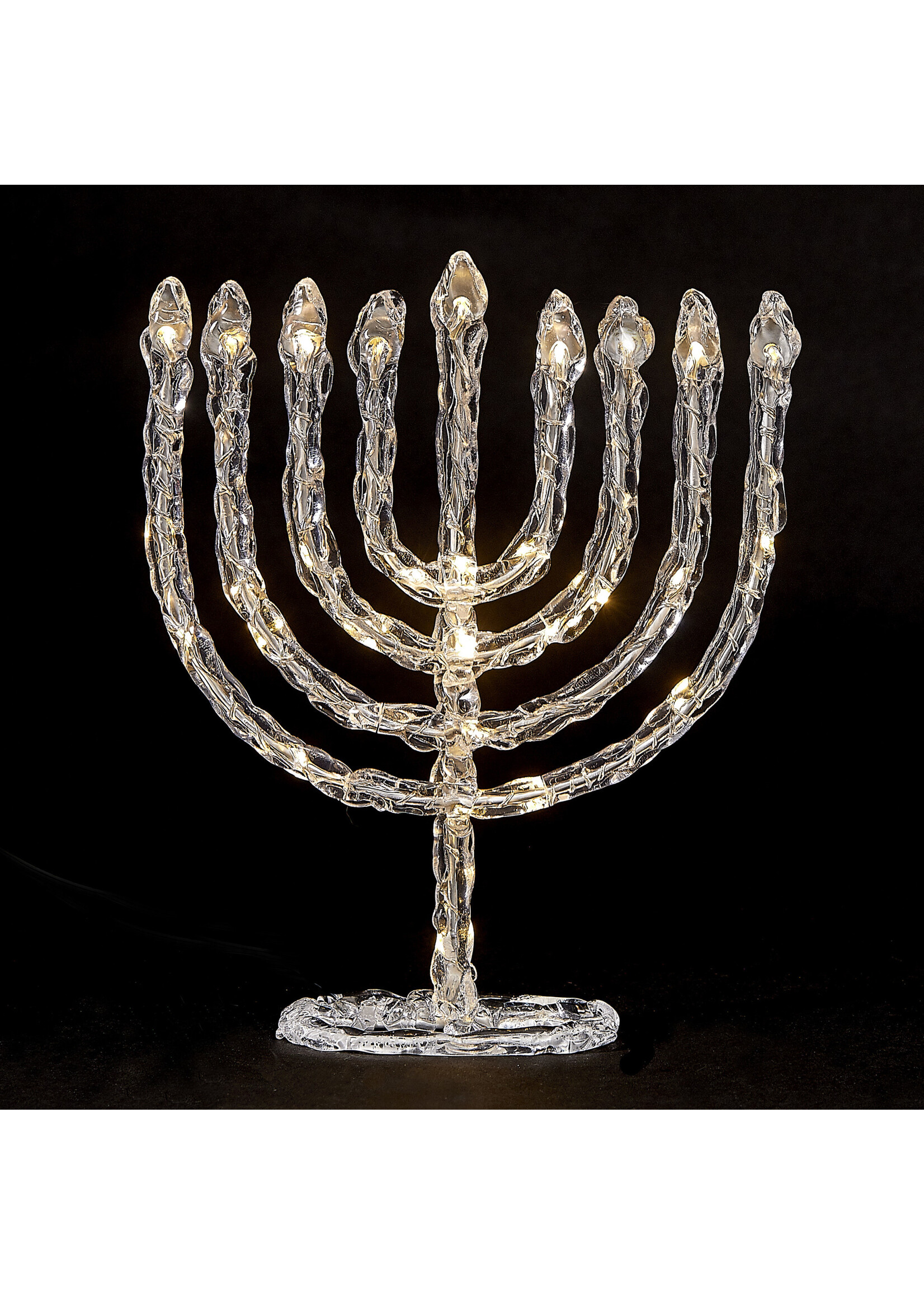 ELECTRIC MENORAH TWINKLING LED - BATTERY
