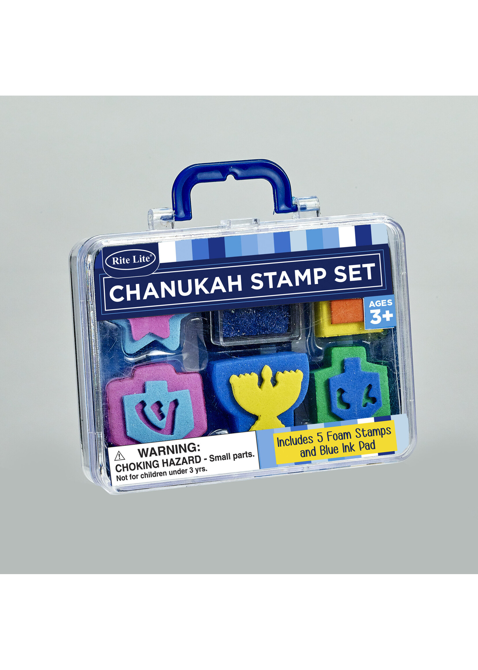 CHANUKAH  BLUE INK STAMP SET