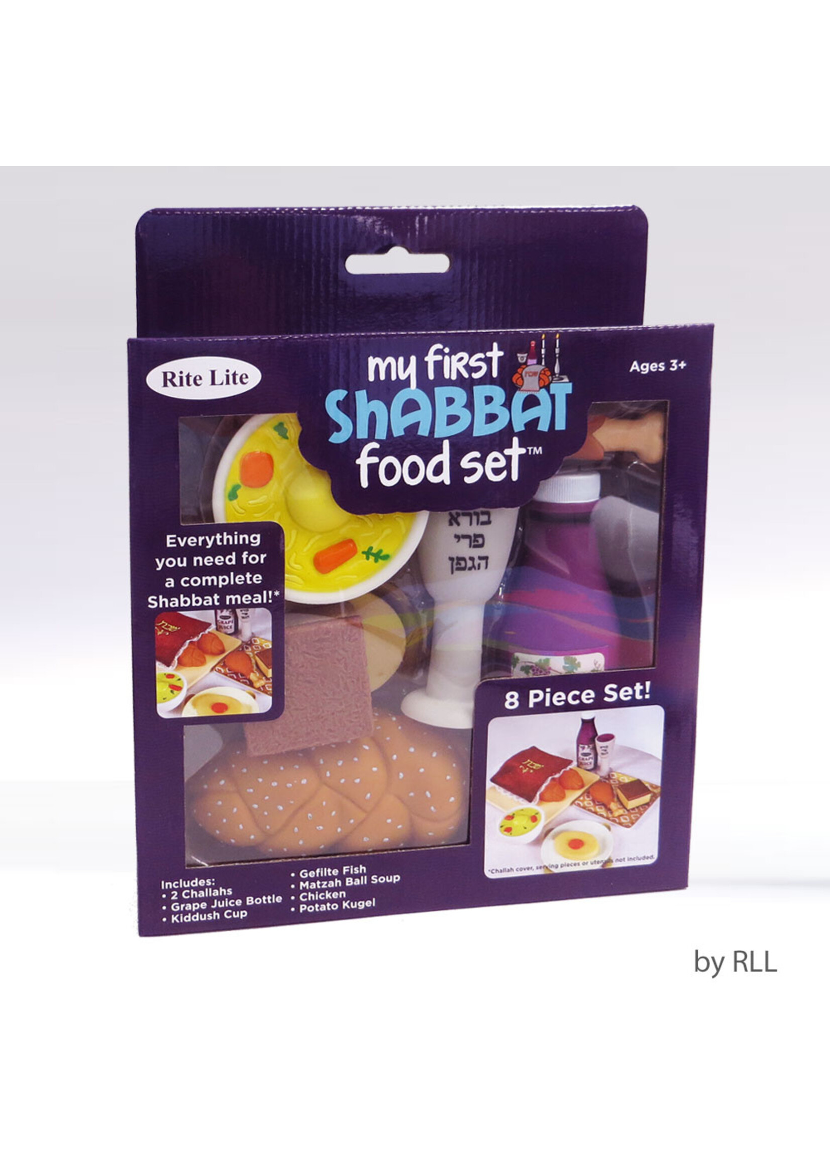 SHABBAT FOOD  VINYL PLAY SET 8 PCS.