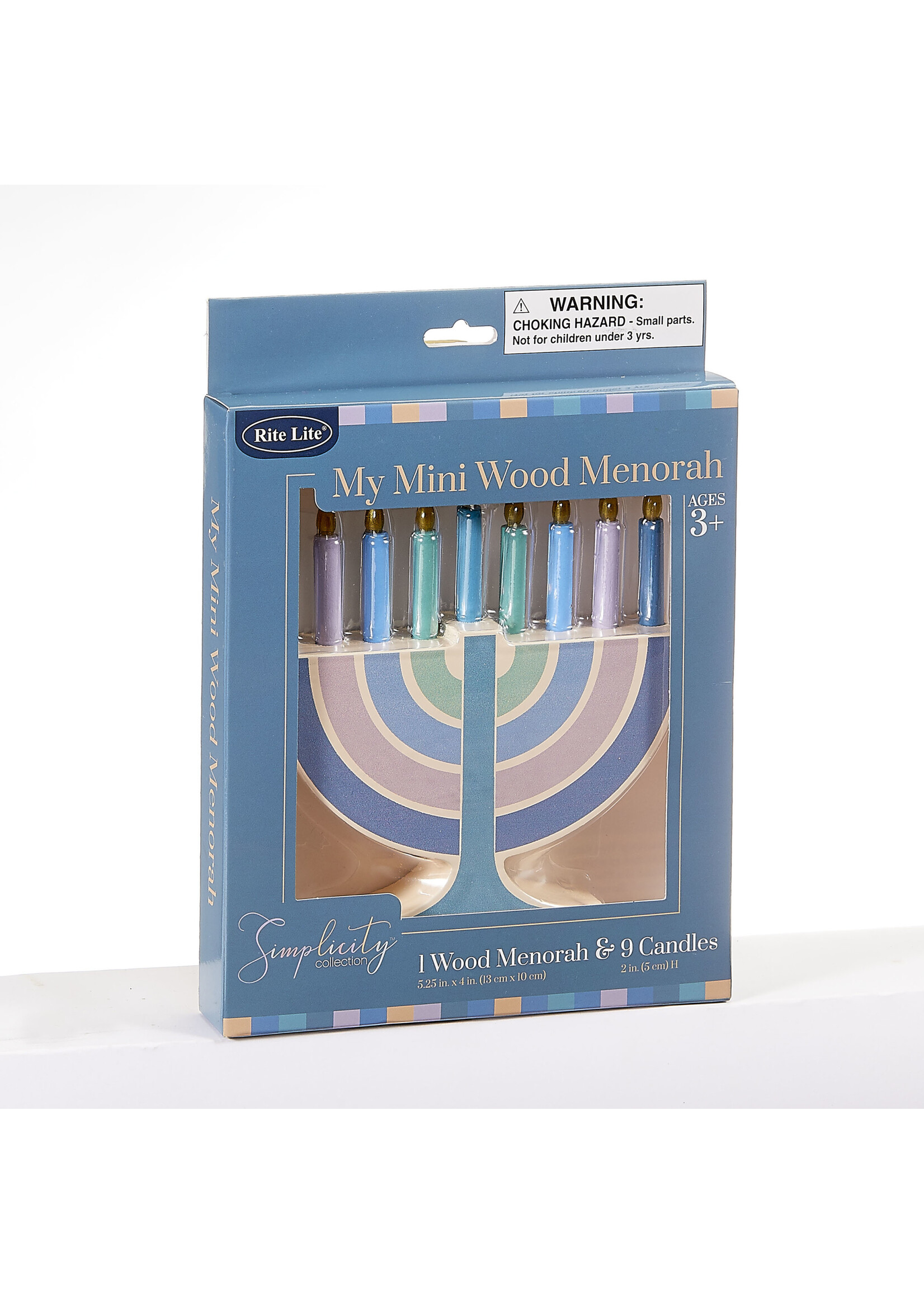 MY MINI WOODEN CHANUKAH MENORAH