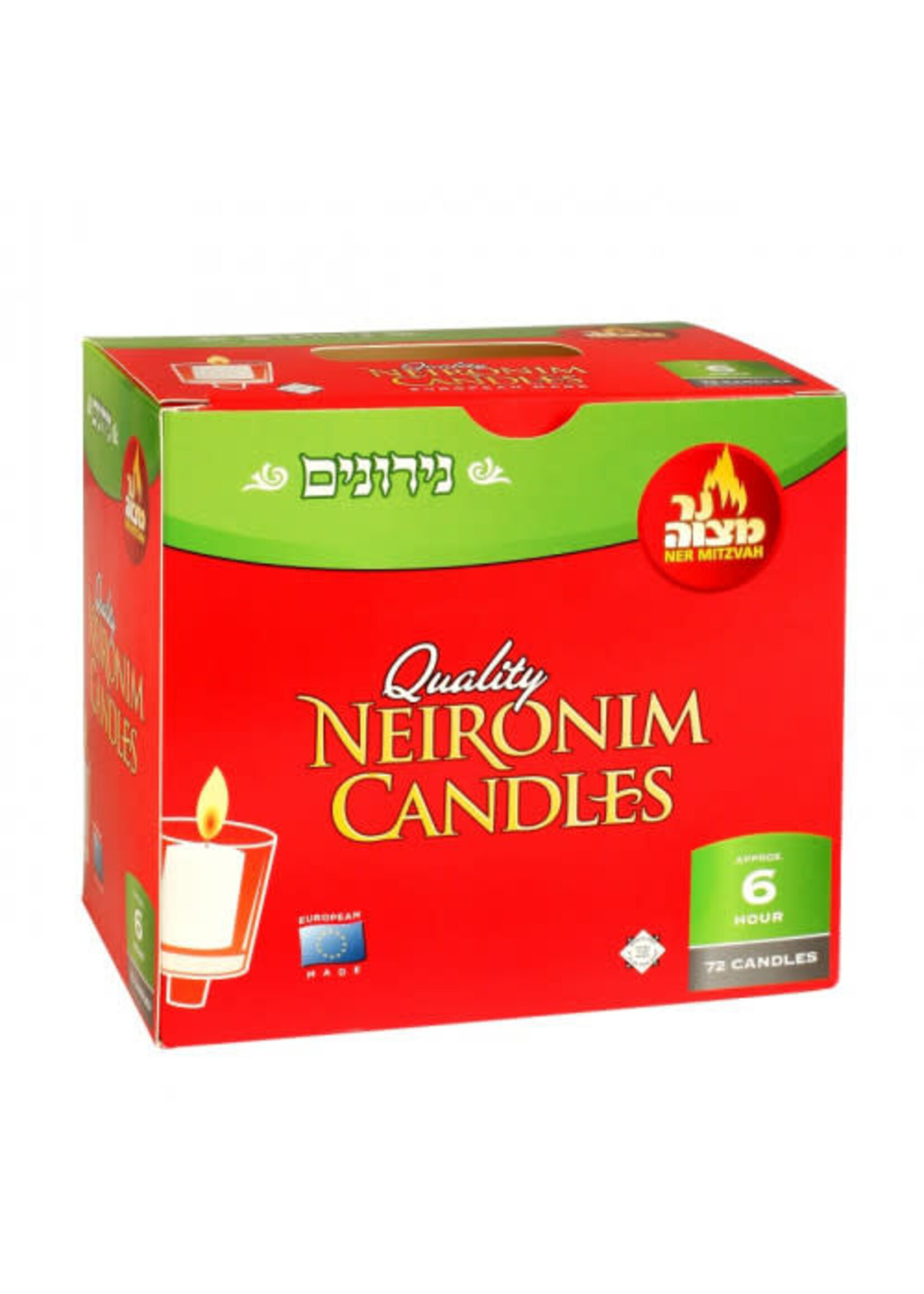 NERONIM CANDLES 6 HOUR 72 PK.