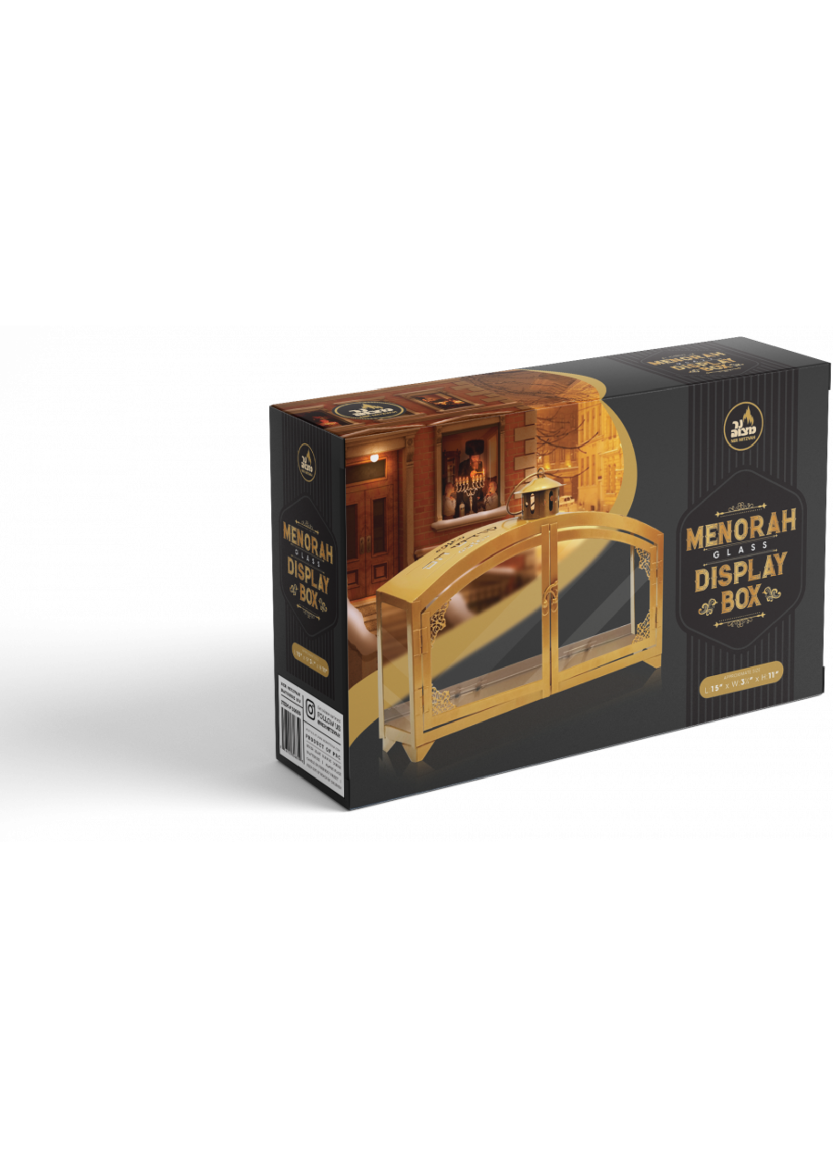 OUTDOOR BOX FOR MENORAH 15"L x 3.5"W x 11"H