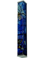MEZUZAH MARC CHAGALL STYLE  BLUE 10 CM