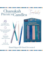 CHANUKAH CANDLES SIMPLICITY COLORS