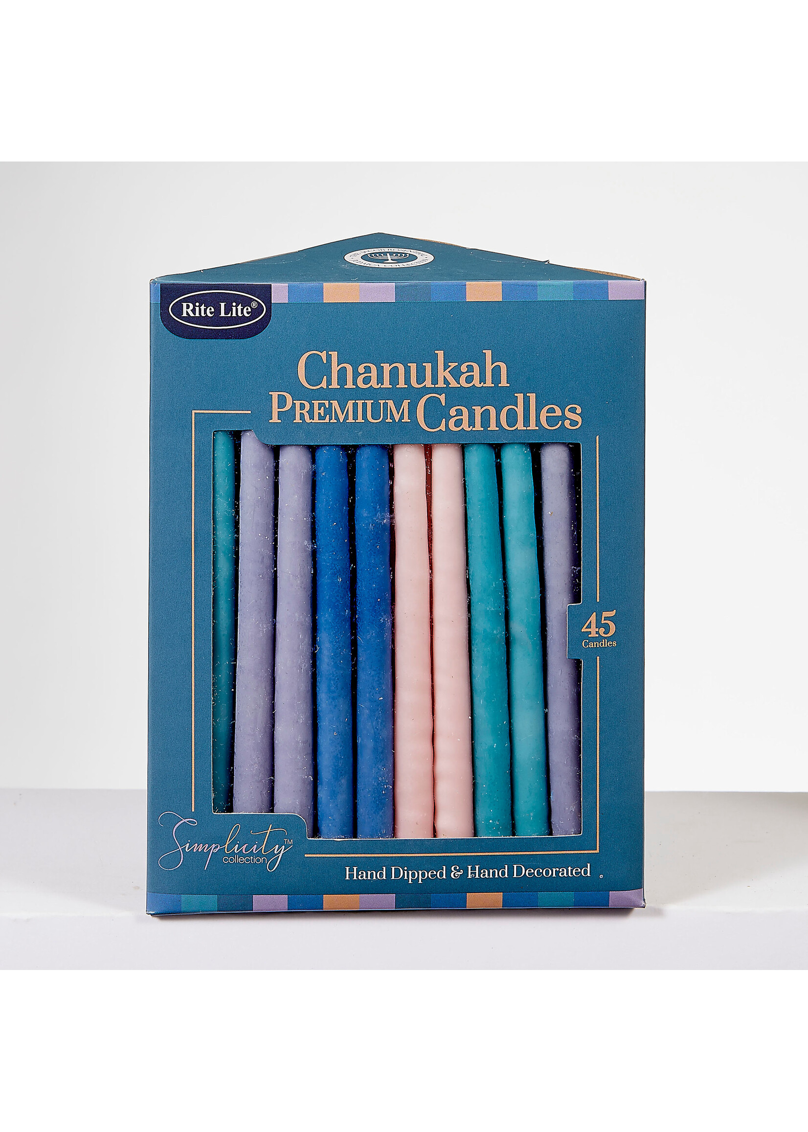 CHANUKAH CANDLES SIMPLICITY COLORS