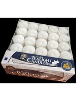 TEALIGHTS CLEAR PLASTIC CUPS -  4 HOURS  100 PCS.
