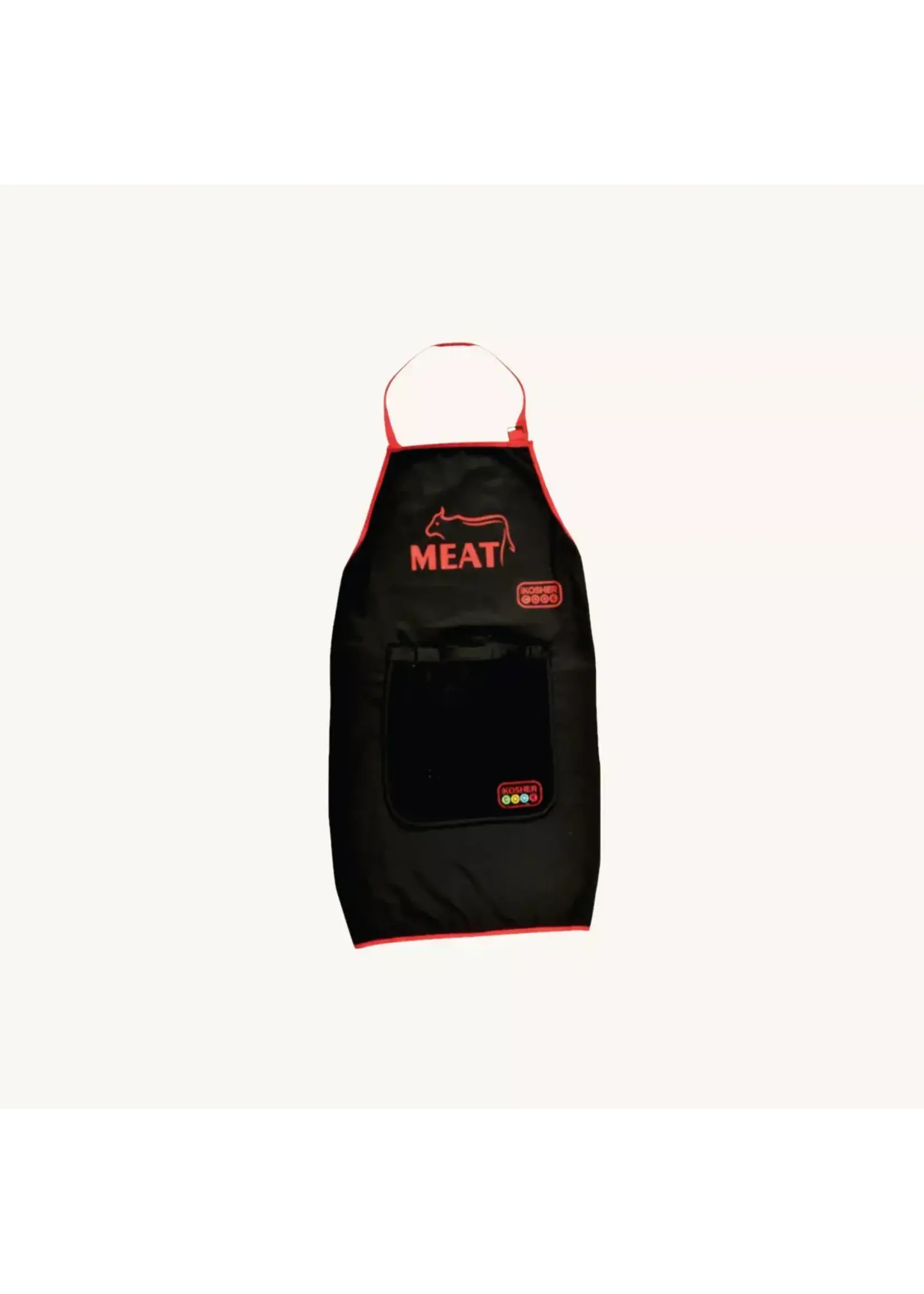 APRON KOSHER RED MEAT WITH VELCRO TOWEL