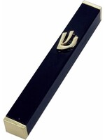 CAR MEZUZAH BLACK & GOLD SHIN