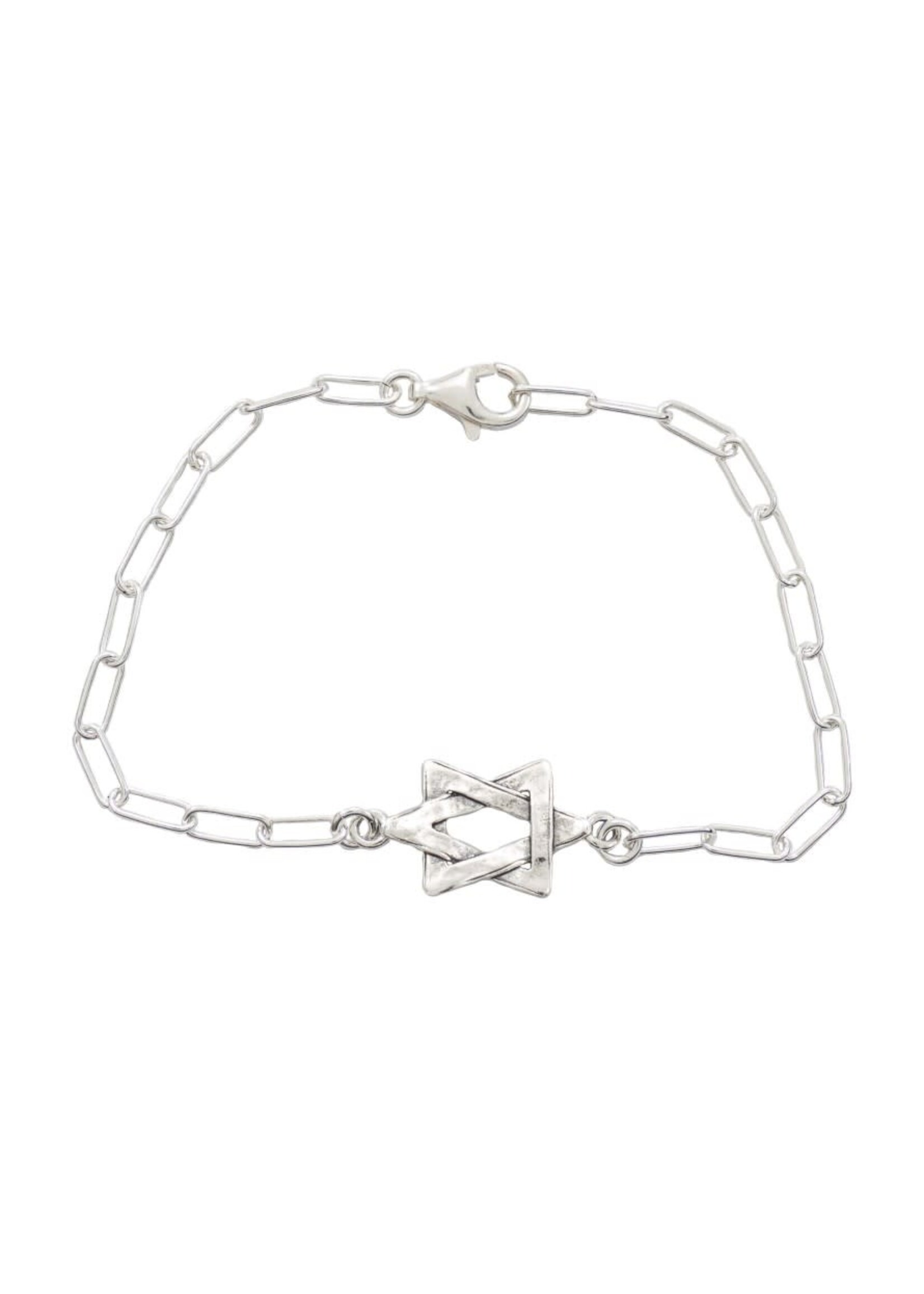 BRACELET MAGEN DAVID STERLING SILVER