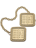 TALLIS CLIPS 10 COMMANDMENTS GOLD FINISH