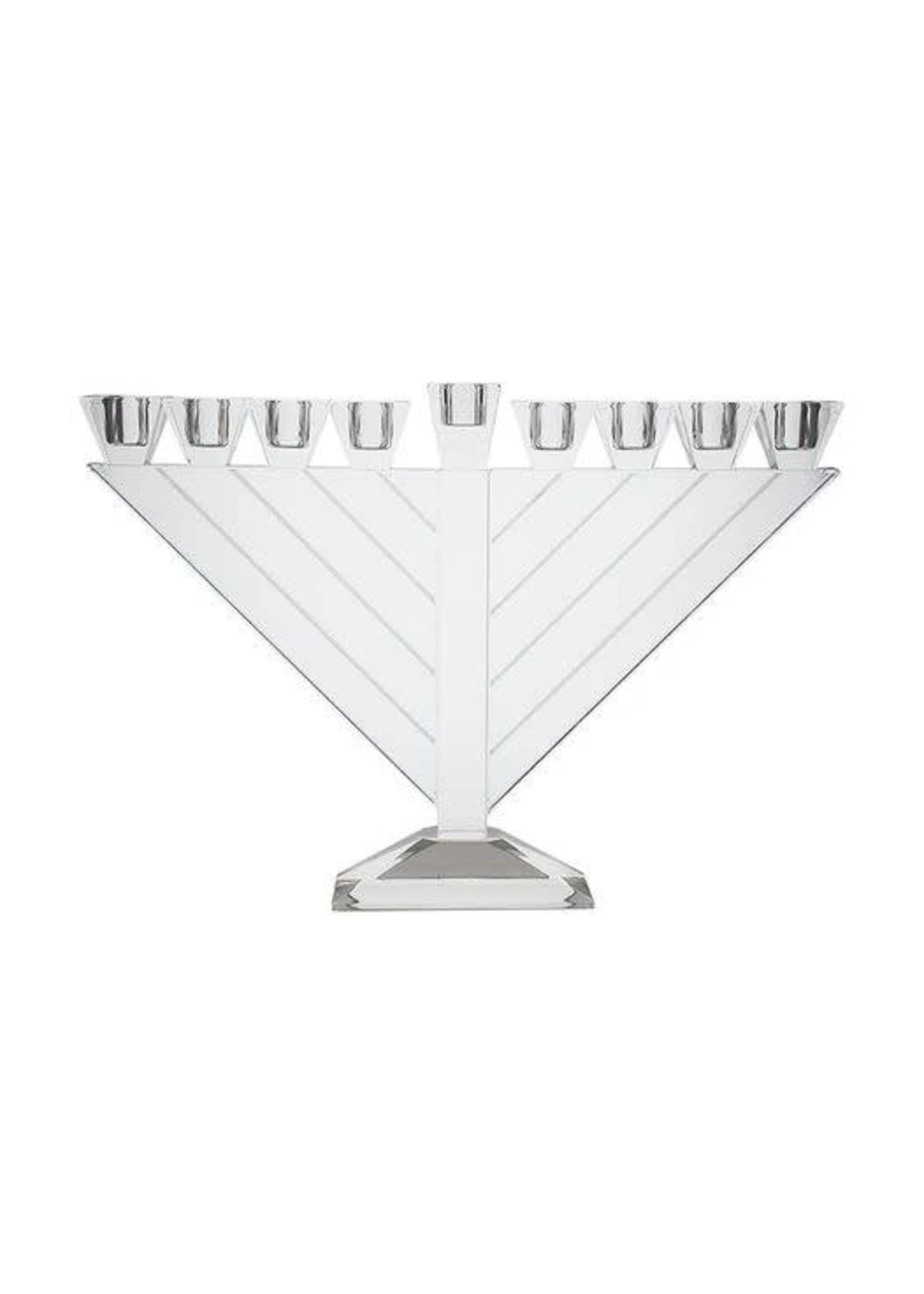 MENORAH CRYSTAL RAMBAM STYLE