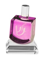 DREIDEL CRYSTAL PURPLE CUBE