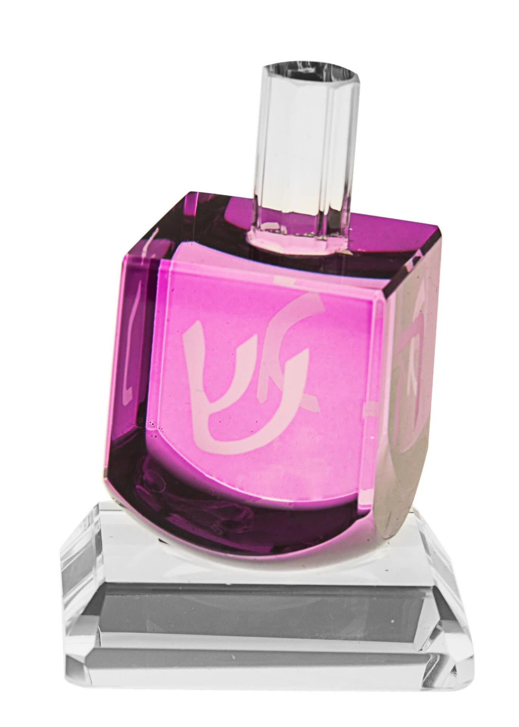 DREIDEL CRYSTAL PURPLE CUBE