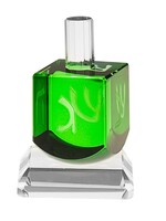 DREIDEL CRYSTAL GREEN CUBE