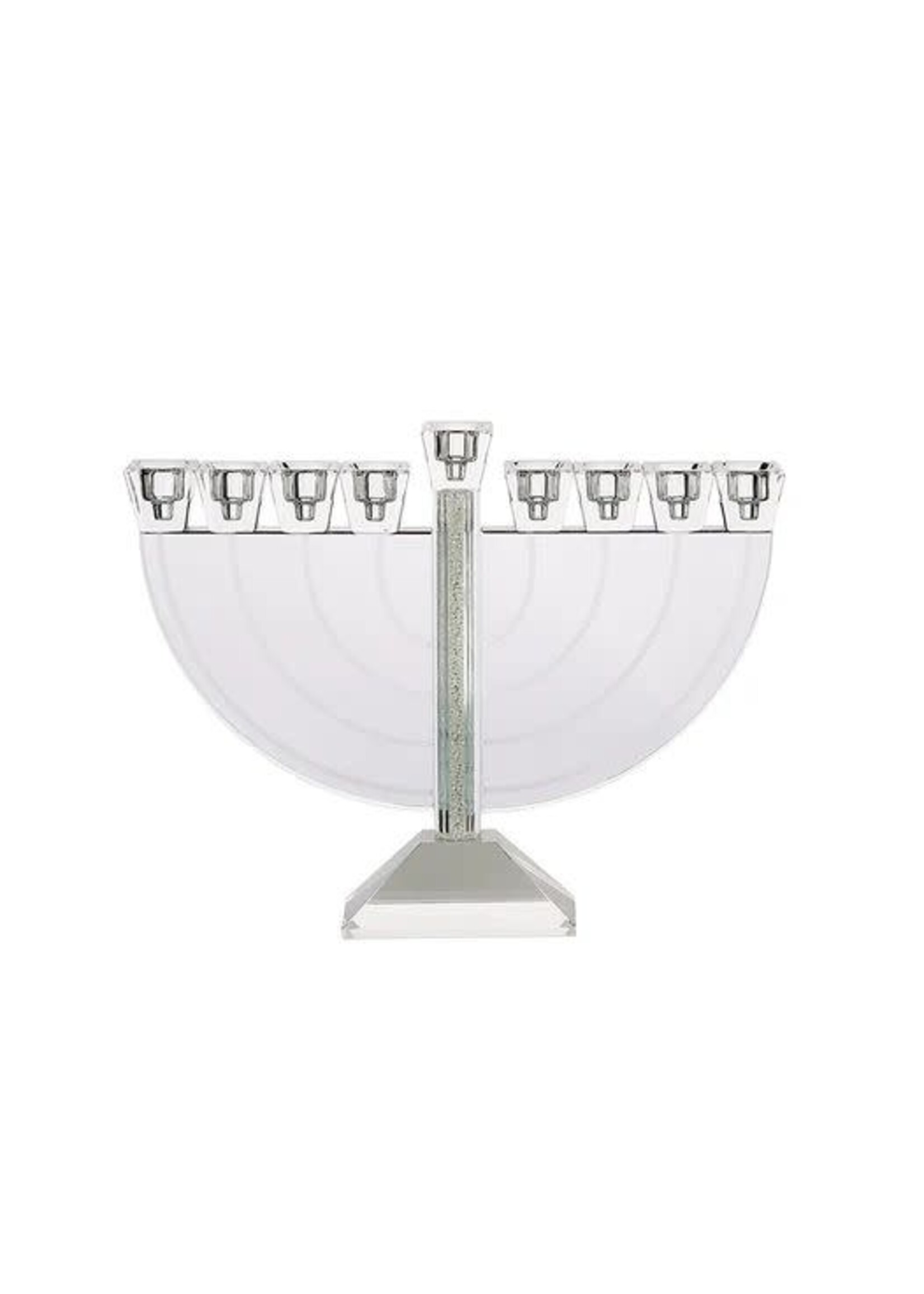 MENORAH CRYSTAL ORNATE WITH CHIPS